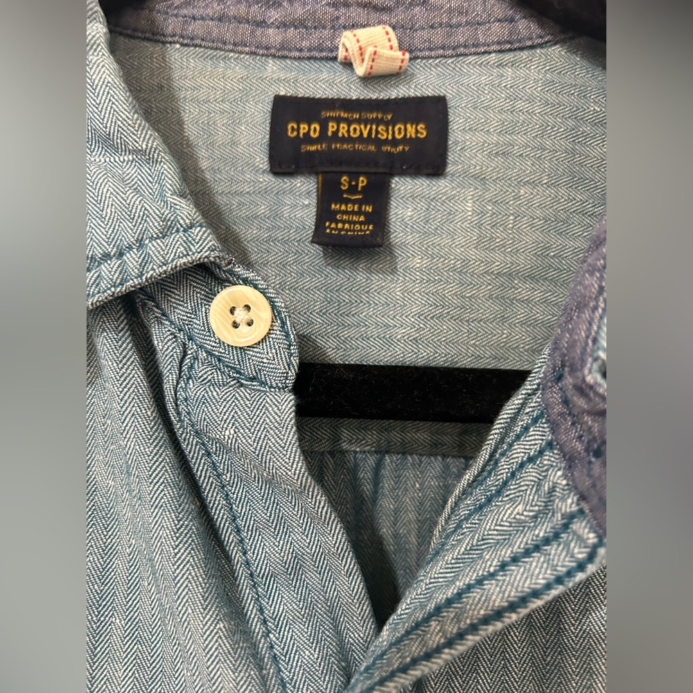 Urban Outfitters Blue Button Down - Picture 2 of 3